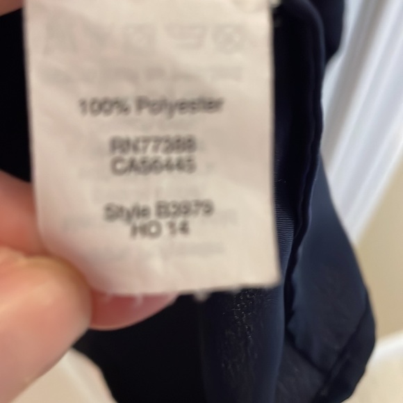 J Crew Navy Blouse - Picture 5 of 6